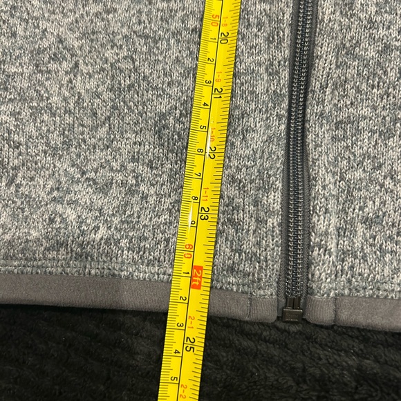 Patagonia Men's Heather Gray Better Sweater Fleece Vest - Picture 6 of 10